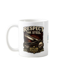 Respeite o Aço – Caneca de Navalha Reto