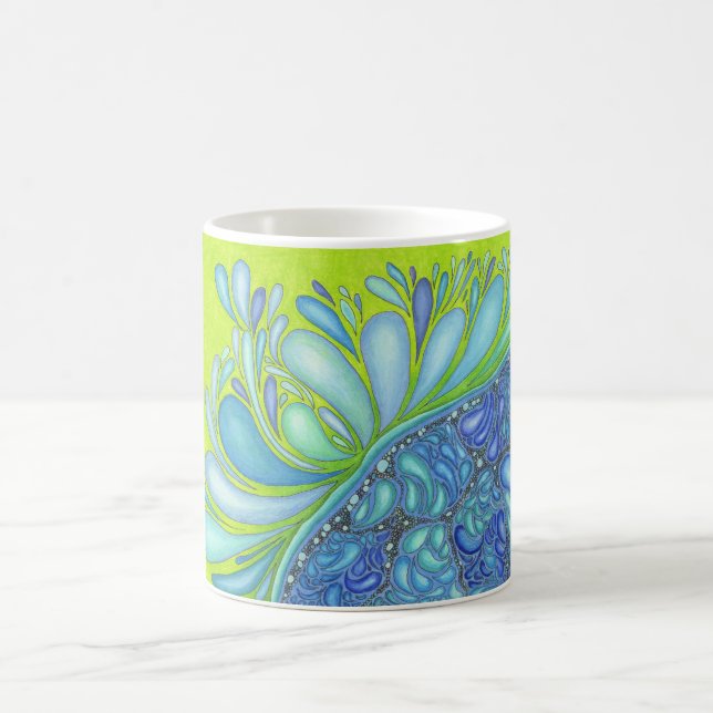 Café Respingo do Aqua caneca do clássico de 11 onças (Centro)