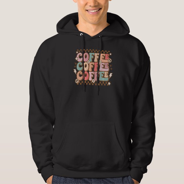 Café Retro Camisa Café Café Ventilador Café Café C (Frente)