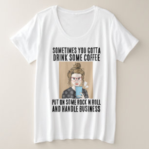 CAFÉ, ROCA N, MAIS CAMISAS T-SHIRTS