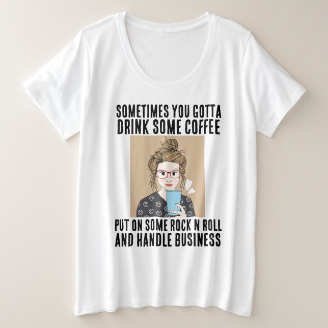 CAFÉ, ROCA N, MAIS CAMISAS T-SHIRTS (Frente do Design)