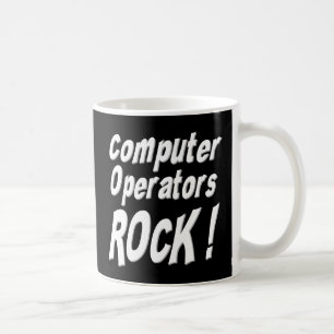Café Rocha dos operadores de computador! Caneca