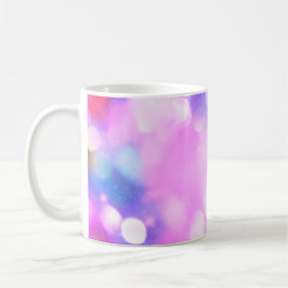 Café Rosa brilhante sempre brilha a caneca de presente 