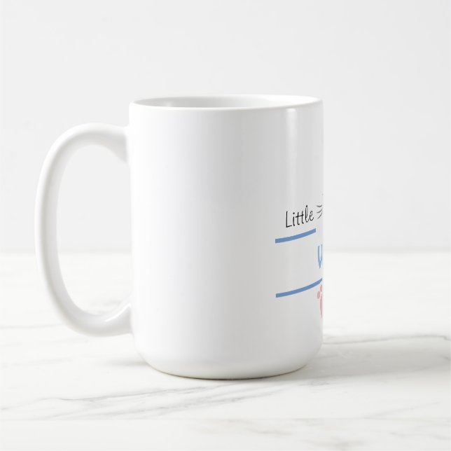 Café Rosto de Coelhinho Bebê  e Caneca Personalizados (Esquerda)