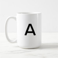 Rotule a caneca de A