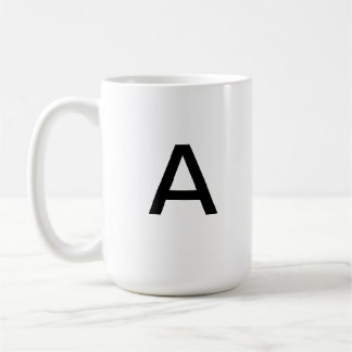 Café Rotule a caneca de A