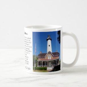 Café Rua. Simons Lighthouse, caneca de história