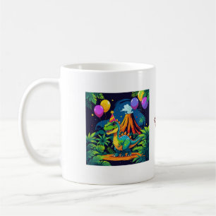 Café Ruge Mais, Preocupe-se Menos – Caneca de Dinossaur