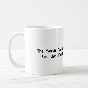 Café Sabedoria de ser uma velha caneca