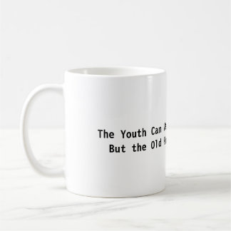 Café Sabedoria de ser uma velha caneca