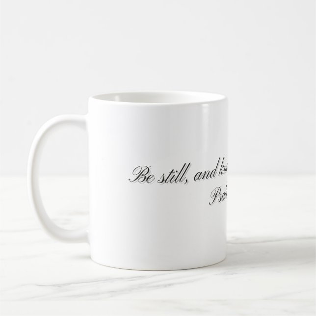 Café Salmo 46:10, Caneca de Presente (Esquerda)