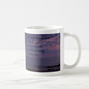 Café Salmos - caneca do nascer do sol da baía de