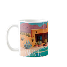 Santa Fe Sunrise – Caneca de Viagem Retro