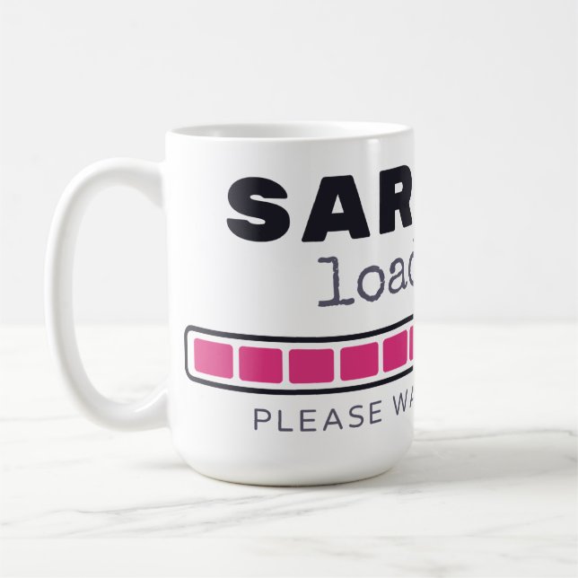 Café Sarcasmo Carregando... Caneca de Sarcasmo Engraçad (Esquerda)