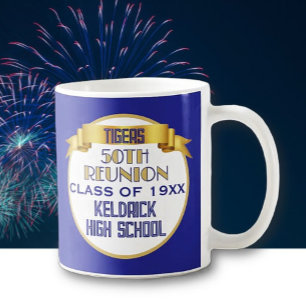 Café Saudações! Caneca de Favor da Reunião de Turma de