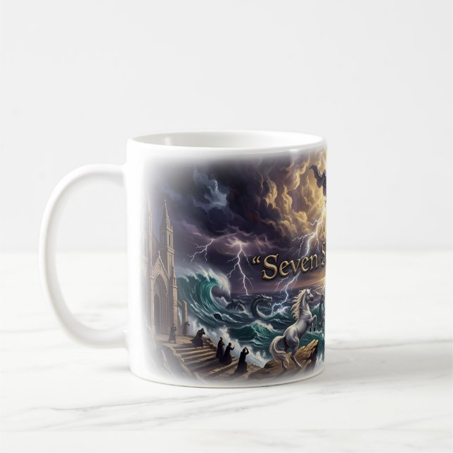 Café Sete Mares de Rhye Caneca de Arte Fantástica de Te (Esquerda)