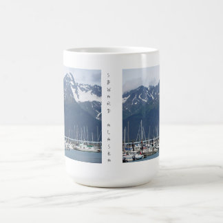 Café Seward, caneca do veleiro do porto de Alaska