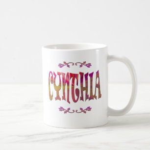 Café Significado da caneca de Cynthia