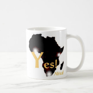 Café Sim caneca de África