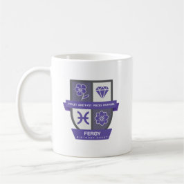 Café Símbolo de Aniversário de Peixes™ para Caneca de 1
