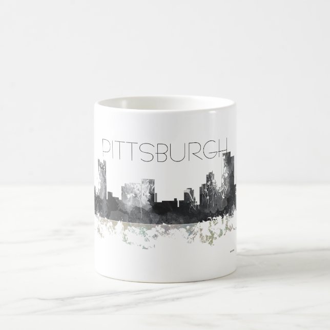 Café SKYLINE de PITTSBURGH PENSILVÂNIA - caneca das (Centro)