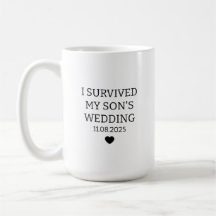 Café Sobrevivi ao Casamento do Meu Filho Caneca de Pres