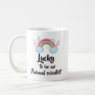 Café Sorte De Ser Uma Caneca De Cientista Animal