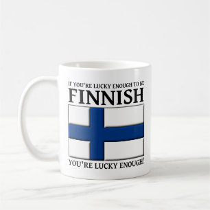 Café Sorte O Suficiente De Ser Caneca Finlandesa