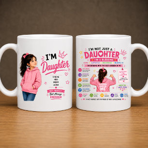 Café Sou Design de Caneca da Filha Presente para Filh