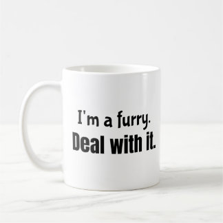 Café Sou um peluche. Lida com isso, caneca de café.