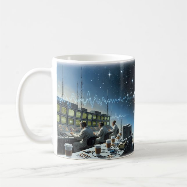 Café Space Oddity — Caneca de Lançamento de Foguete e C (Esquerda)