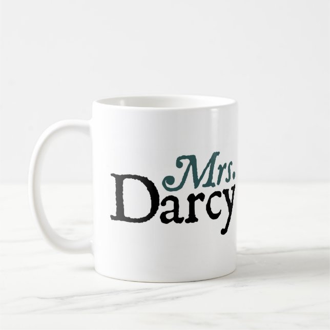 Café Sra. Darcy Caneca de Jane Austen (Esquerda)