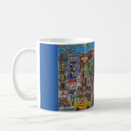 Café St. As marcas colocam, caneca de NYC