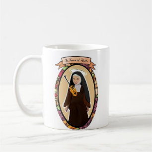 Café St Teresa da caneca do ícone de Avilla