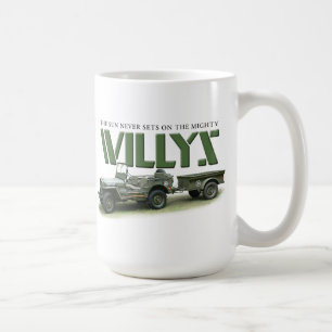 Café Sun nunca ajusta-se na caneca de Willys