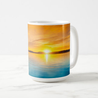 Café Sunset Café Feliz Xícara