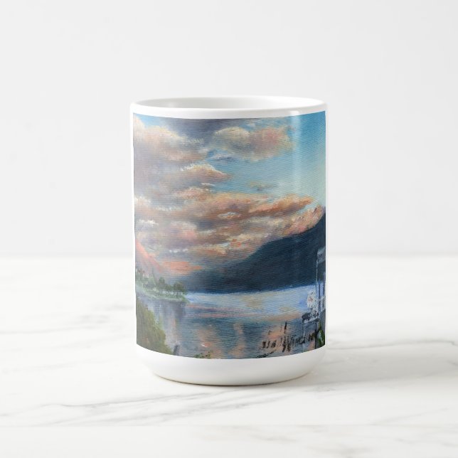 Café Sunset na caneca de Locarno (Centro)