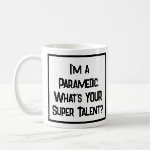 Café Super Talento de Motorista de Paramédico. Caneca d