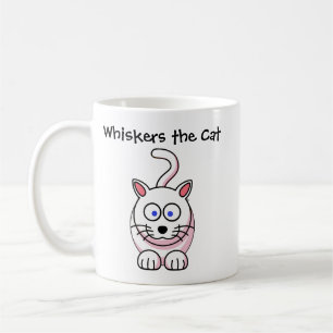 Café Sussurra a caneca personalizada de gata
