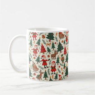 Café Taça de caneca natalina