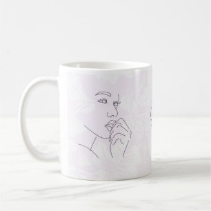 Café Tampa de Caneca de Ilustração Personalizada de Men
