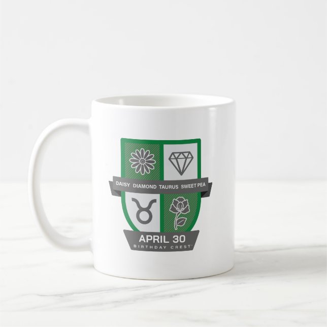 Café Taurus Aniversário Crest™ para Caneca de 20 a 30 d (Esquerda)
