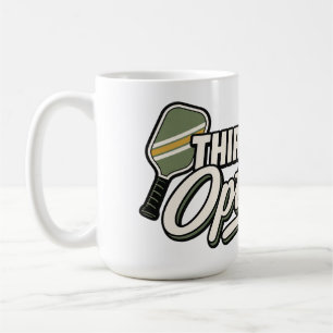 Café Terceira Tacada Optimista Caneca de Presente de