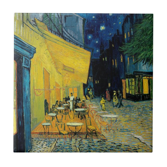 Café Terrace à Noite (Frente)