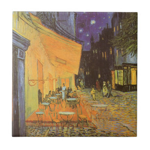 Café Terrace à noite por Vincent van Gogh
