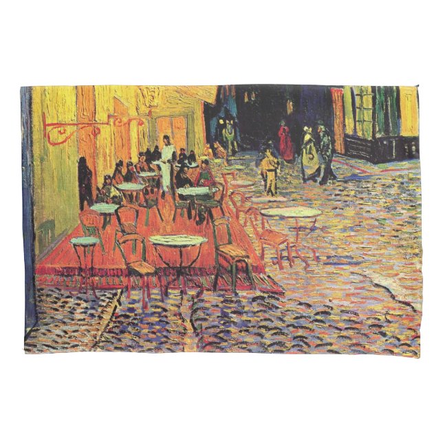 Café Terrace à noite por Vincent van Gogh (Frente)
