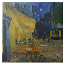 Café Terrace à noite por Vincent van Gogh