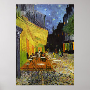 Café Terrace na Night Van Gogh Poster
