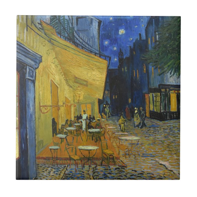 Café Terrace por Vincent Van Gogh (Frente)
