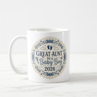Café Tia Avó de um Menino em 2026 Caneca